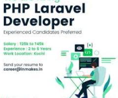PHP and Laravel Developer Job Vacancy Available in chennai