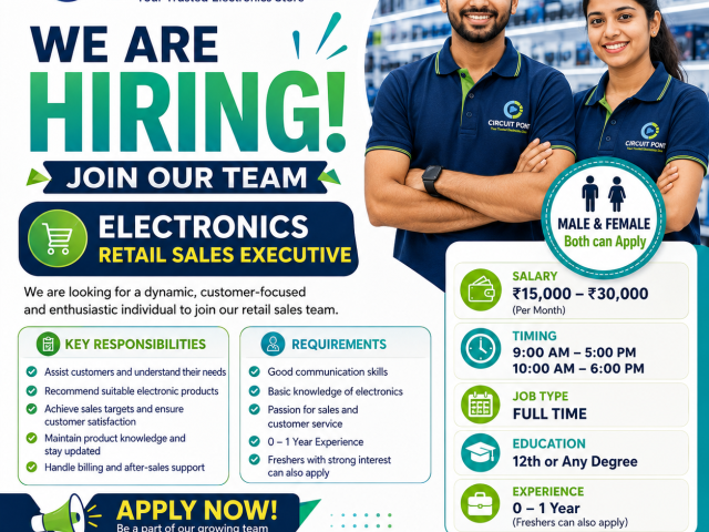 Electronics Store Sales Executive jobs in Hopes