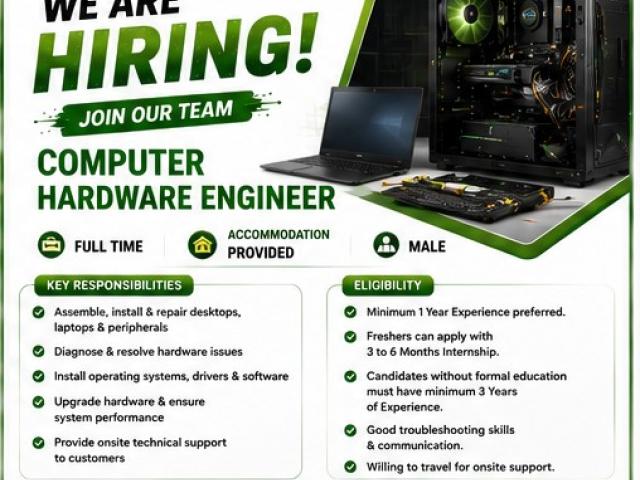 Computer Hardware Engineer jobs in Tiruppur
