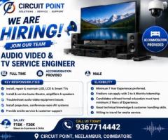 Audio Video & TV Service Engineer Jobs in Erode